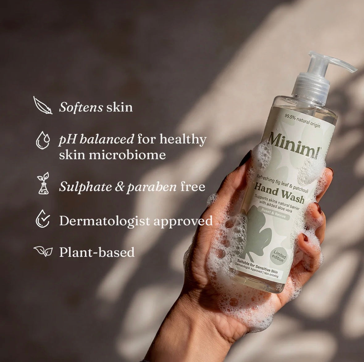 1x Limited Edition Hand Soap - Refreshing Fig Leaf + Patchouli
