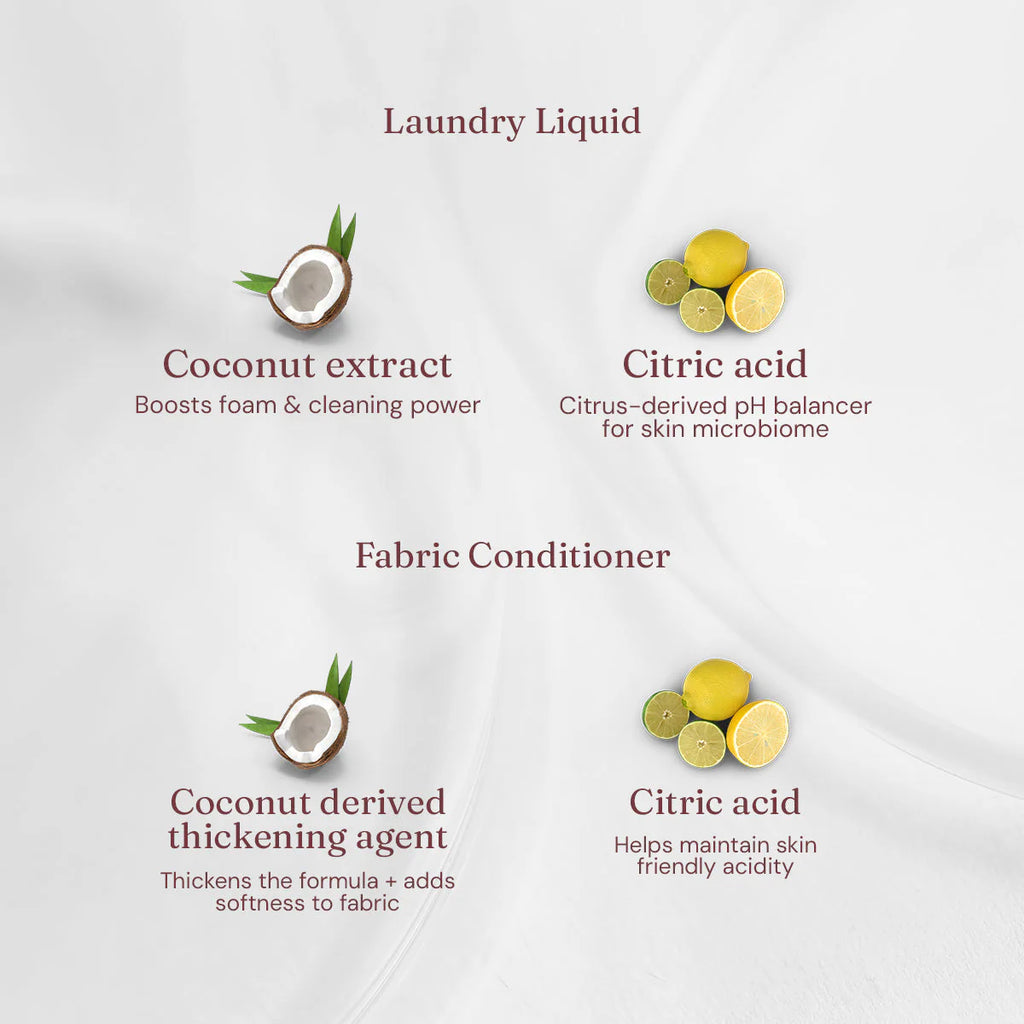 Miniml Laundry Essentials Refill Bundle - Uplifting Pink Dragonfruit & Orchid 5L