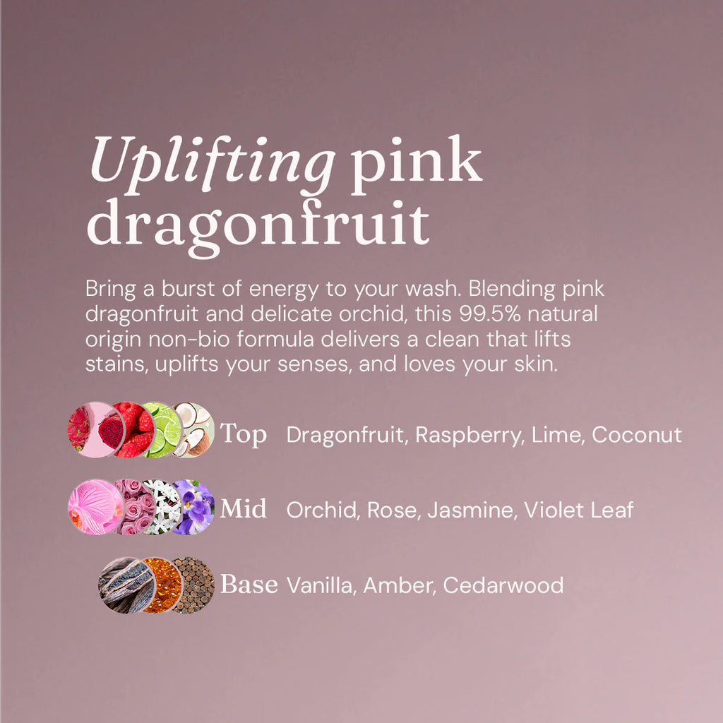 Miniml Laundry Essentials Refill Bundle - Uplifting Pink Dragonfruit & Orchid 5L
