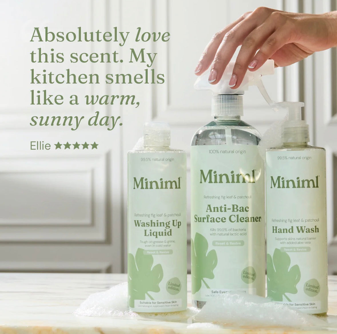 1x Limited Edition Hand Soap - Refreshing Fig Leaf + Patchouli