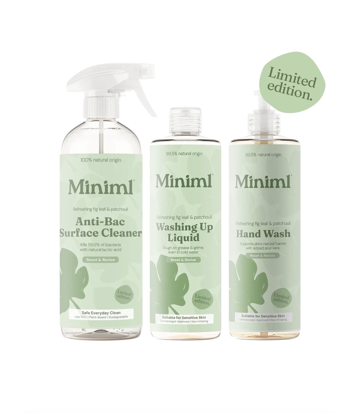 Miniml Patchouli & Aloe Vera Kitchen Bundle