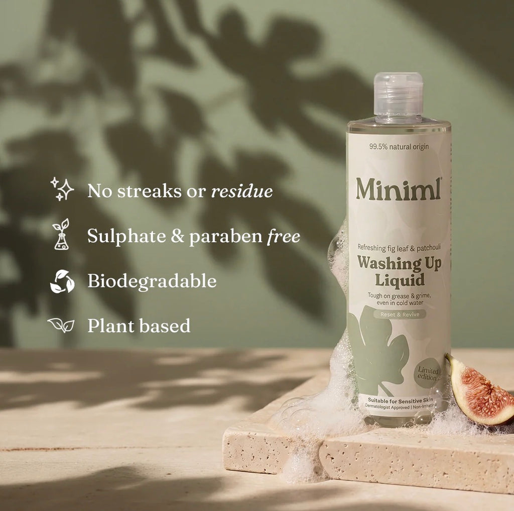 1x Limited Edition Washing Up Liquid - Refreshing Fig Leaf + Patchouli