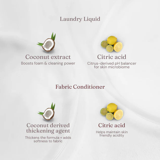 Miniml Laundry Essentials Refill Bundle - Uplifting Jasmine & Vanilla 5L