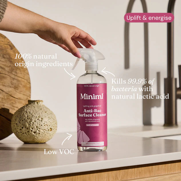 6 x Anti-Bac Surface Cleaner - Uplifting Pink Grapefruit - 750ML