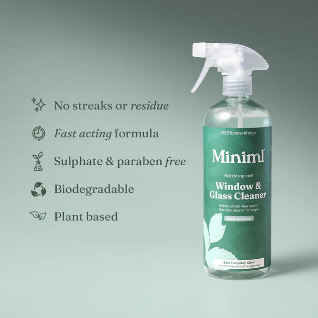 6 x Window & Glass Cleaner - Refreshing Mint - 750ML