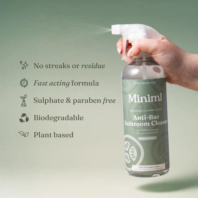 6 x Bathroom Cleaner - Refreshing Cucumber + Mint - 750ML