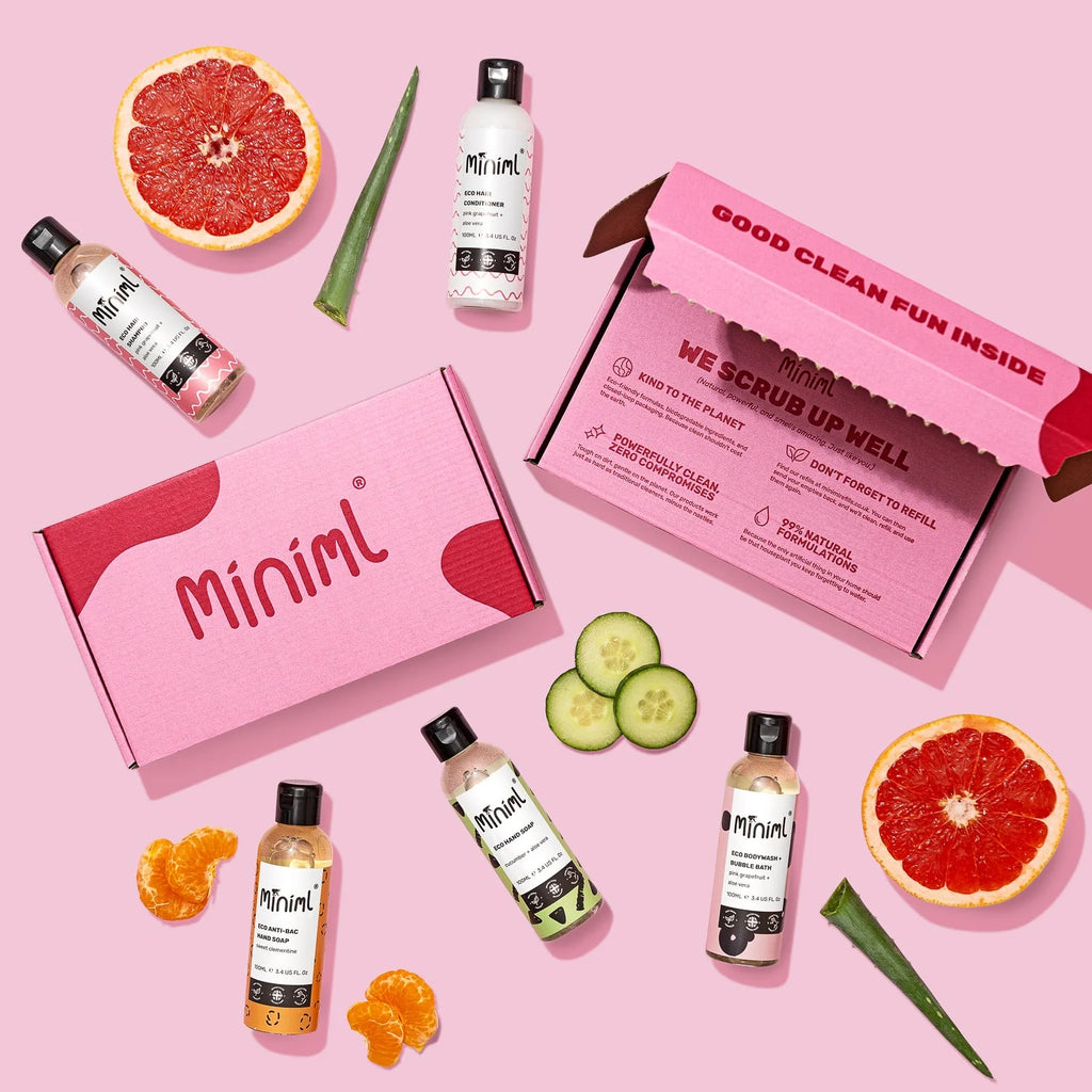 Miniml Beauty Trial + Travel Set - 5 x 100ml Bundle